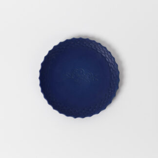 DAHLIA Breakfast Plate up blue